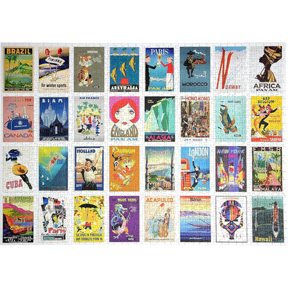 Wanderlust 1000 Piece Jigsaw Puzzle Happily