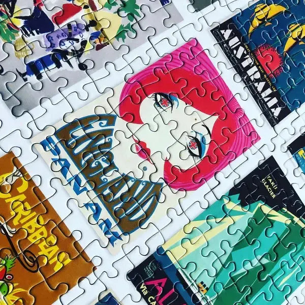 Wanderlust 1000 Piece Jigsaw Puzzle Happily
