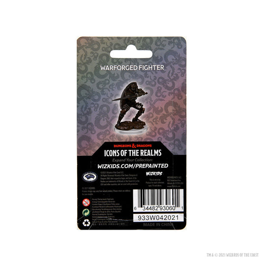 D&D: Icons of the Realms - Male Warforged Fighter Premium Figure