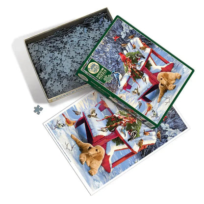 Warm Winter's Day 1000 Piece Jigsaw Puzzle Cobble Hill