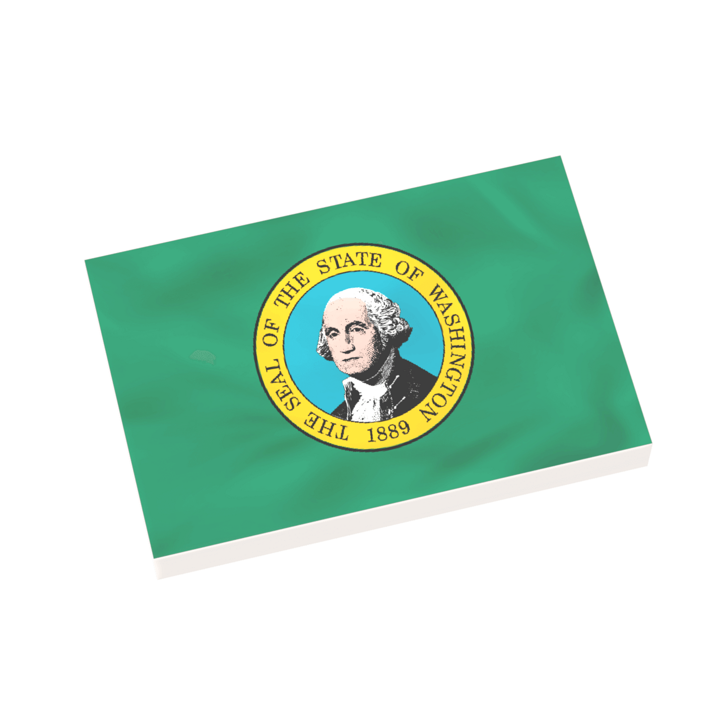 50 State Flags Pack - USA State Flags - Custom Printed 2x3 Tile - Made Using LEGO® Parts