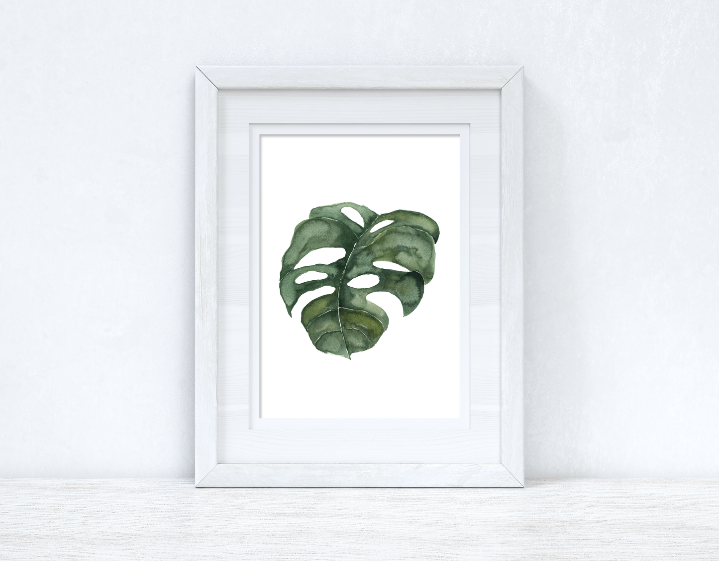 Watercolour Greenery Swiss 2 Bedroom Home Kitchen Living Room Wall Decor Print by WinsterCreations™ Official Store
