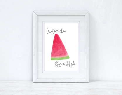 Watermelon Sugar High Summer Seasonal Wall Home Decor Print by WinsterCreations™ Official Store