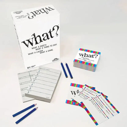 What? Party Card Game Outset