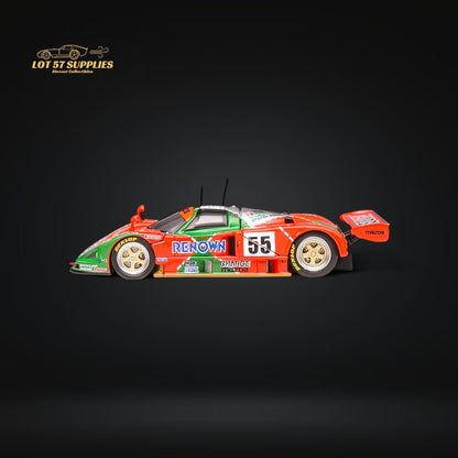 (Pre-Order) MOTORHELIX Mazda 787b #55 Le Mans Championship 1991 Winner 1:64