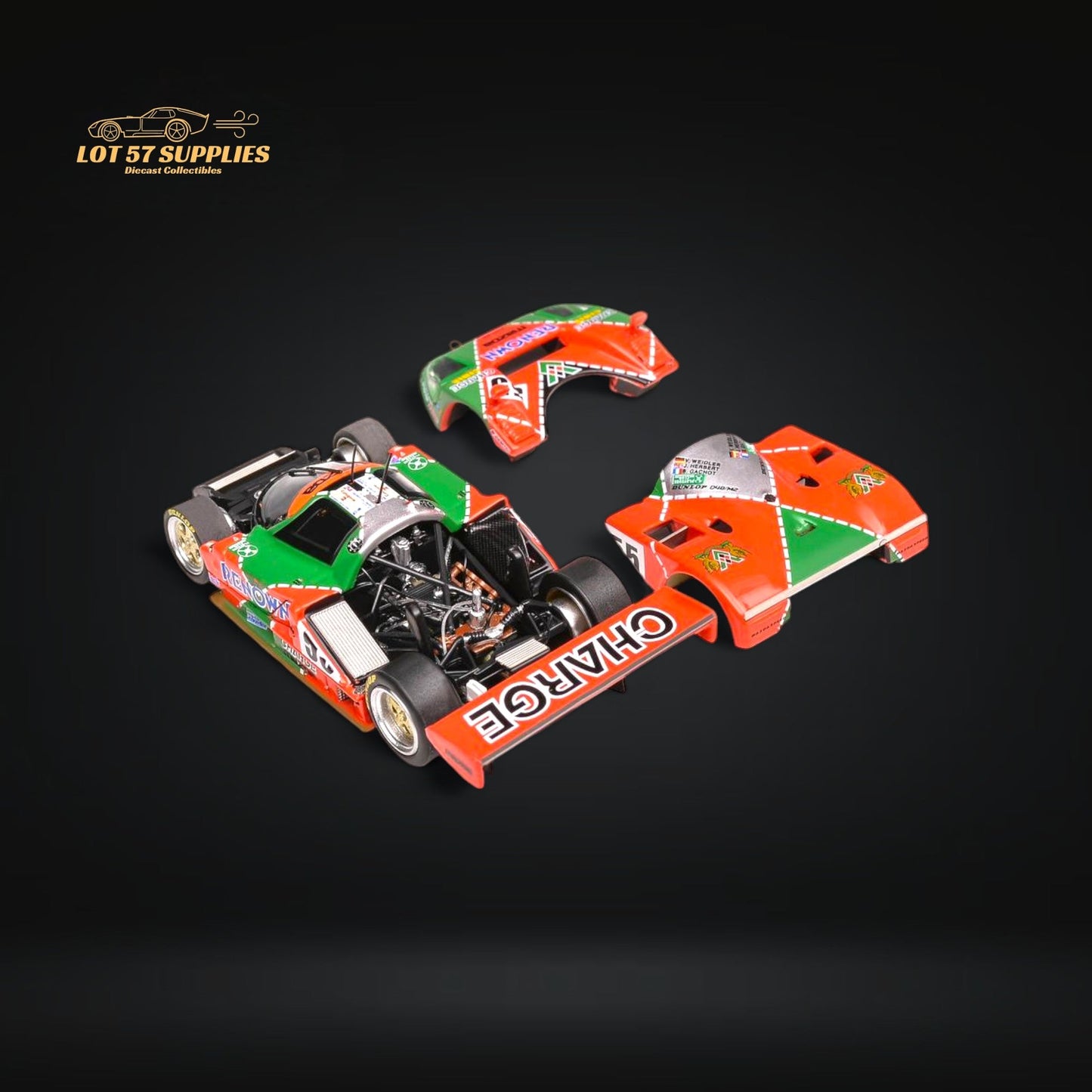 (Pre-Order) MOTORHELIX Mazda 787b #55 Le Mans Championship 1991 Winner 1:64