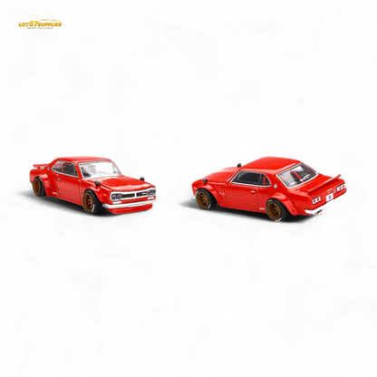 Kaido House Nissan Skyline 2000GT-R (KPGC10) Red 1:64