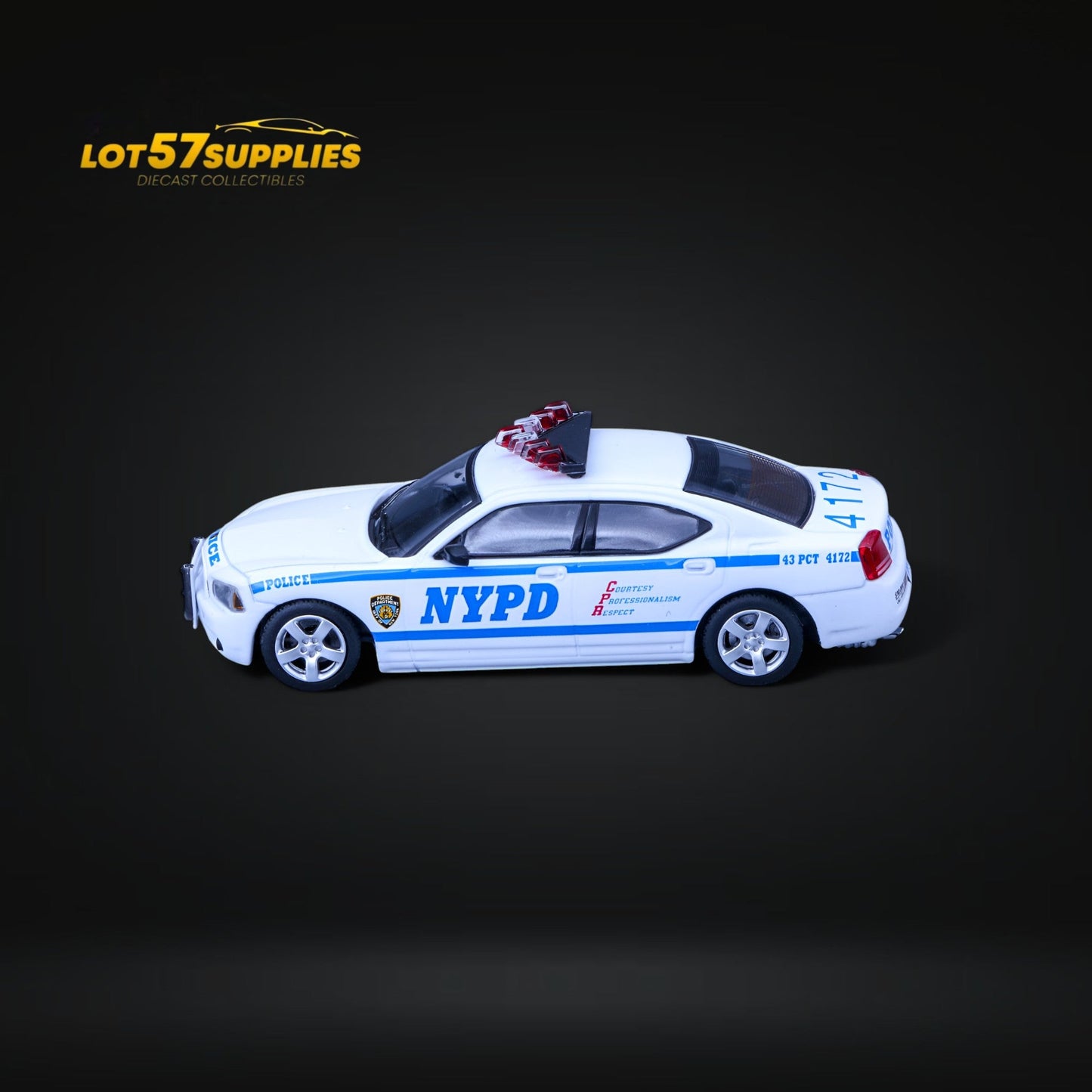 Rollin 2008 Dodge Charger New York City Police NYPD 1:64