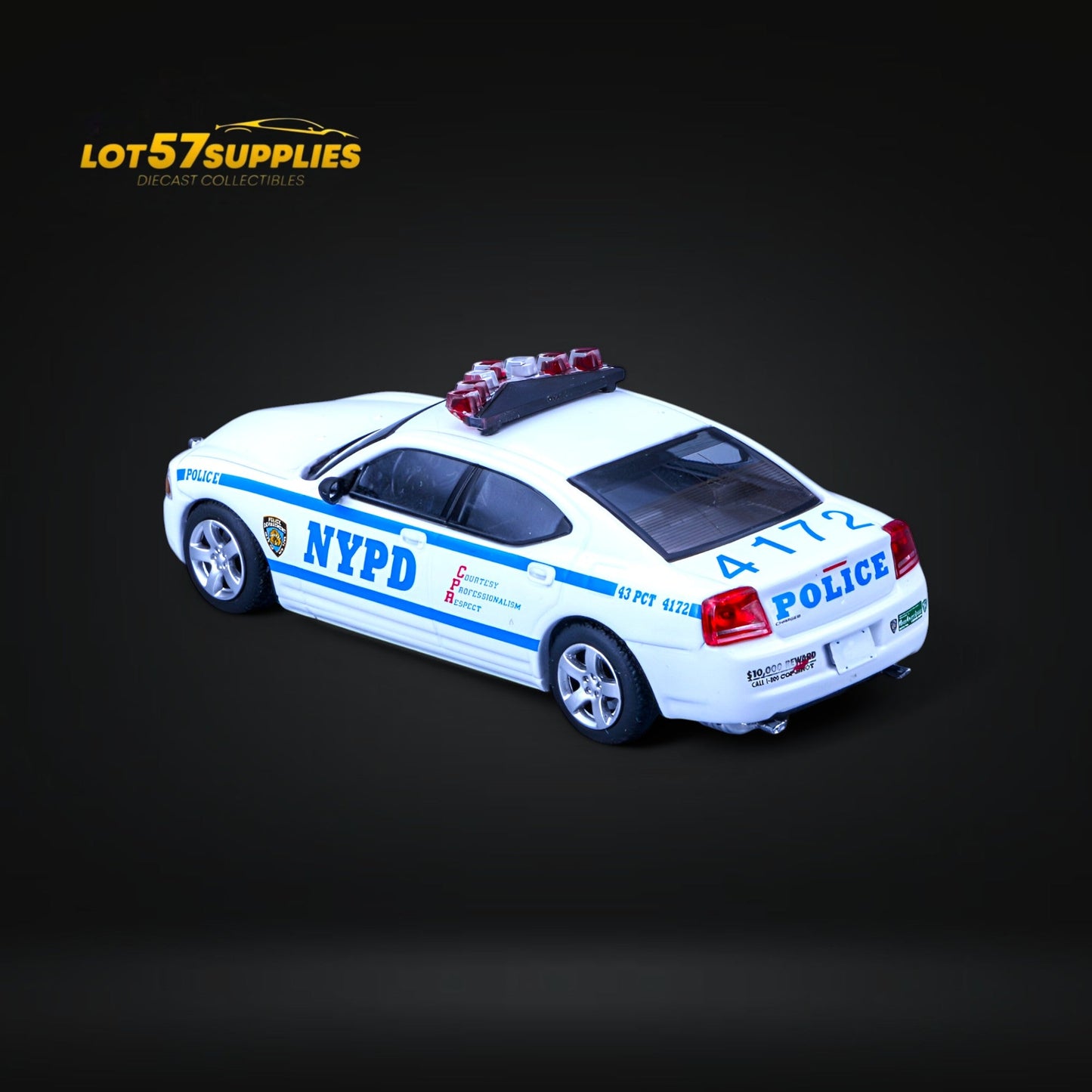 Rollin 2008 Dodge Charger New York City Police NYPD 1:64