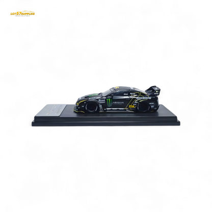 MC Nissan Skyline R35 GTR GT Matte Black Monster 1:64