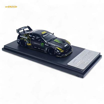 MC Nissan Skyline R35 GTR GT Matte Black Monster 1:64