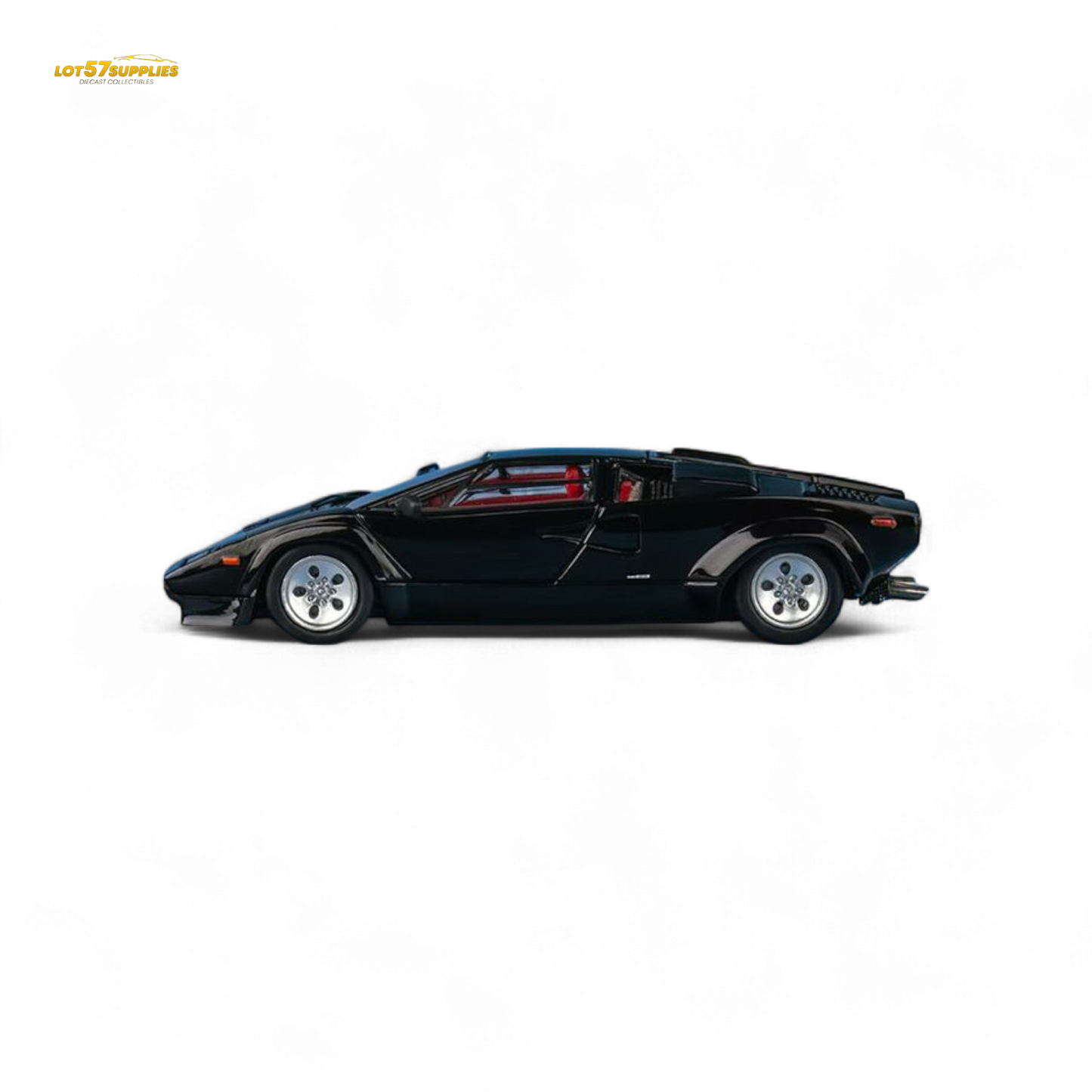 FindClassically Countach LP5000S Metallic Black 1:64