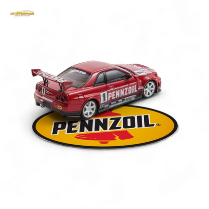 Fast Speed Skyline GT-R R34 Nismo Z-Tune Red 1:64