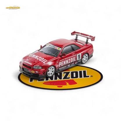 Fast Speed Skyline GT-R R34 Nismo Z-Tune Red 1:64