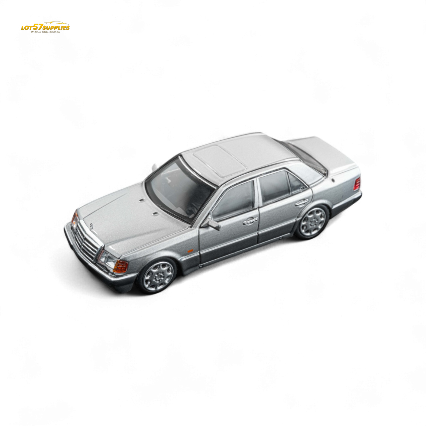 (Pre-Order) DCM 1/64 Benz 500E - Titanium Gray Silver 1/64