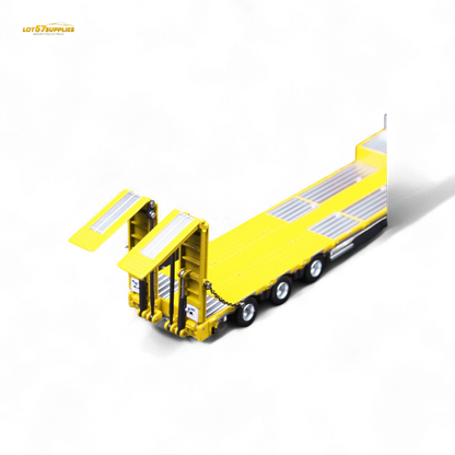 TimeMicro & Perka BENZ FLATBED TRANSPORT VEHICLE - Yellow 1/64