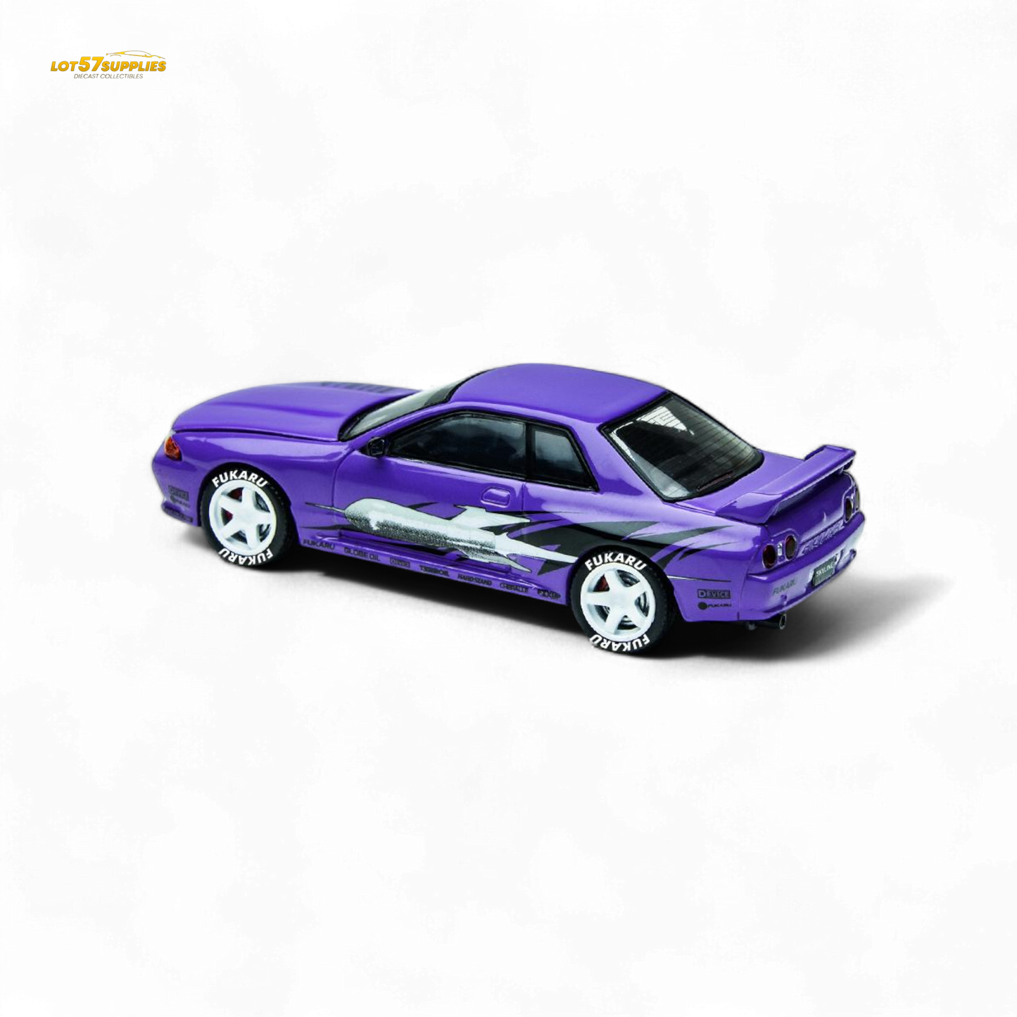 (Pre-Order) TimeMicro Skyline GT-R R32 Los Santos Drift - Purple 1/64
