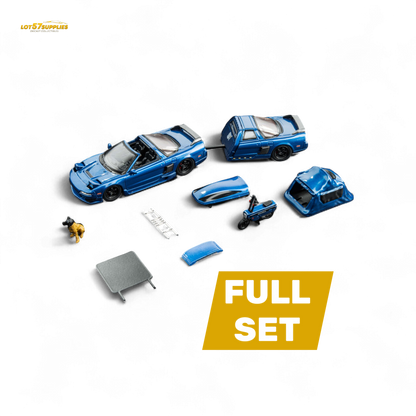 FindClassically NSX TRA Transparent Blue Full Set 1:64