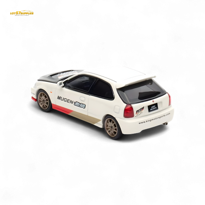 Motorhelix Honda Civic EK9 MUGEN Malaysia Limited Edition - White 1:64