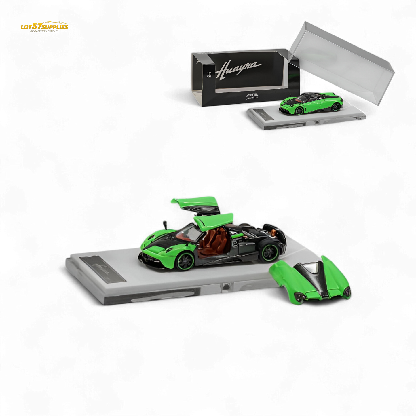 HKM Premium Huayra Coupe 2014 - Green 1:64
