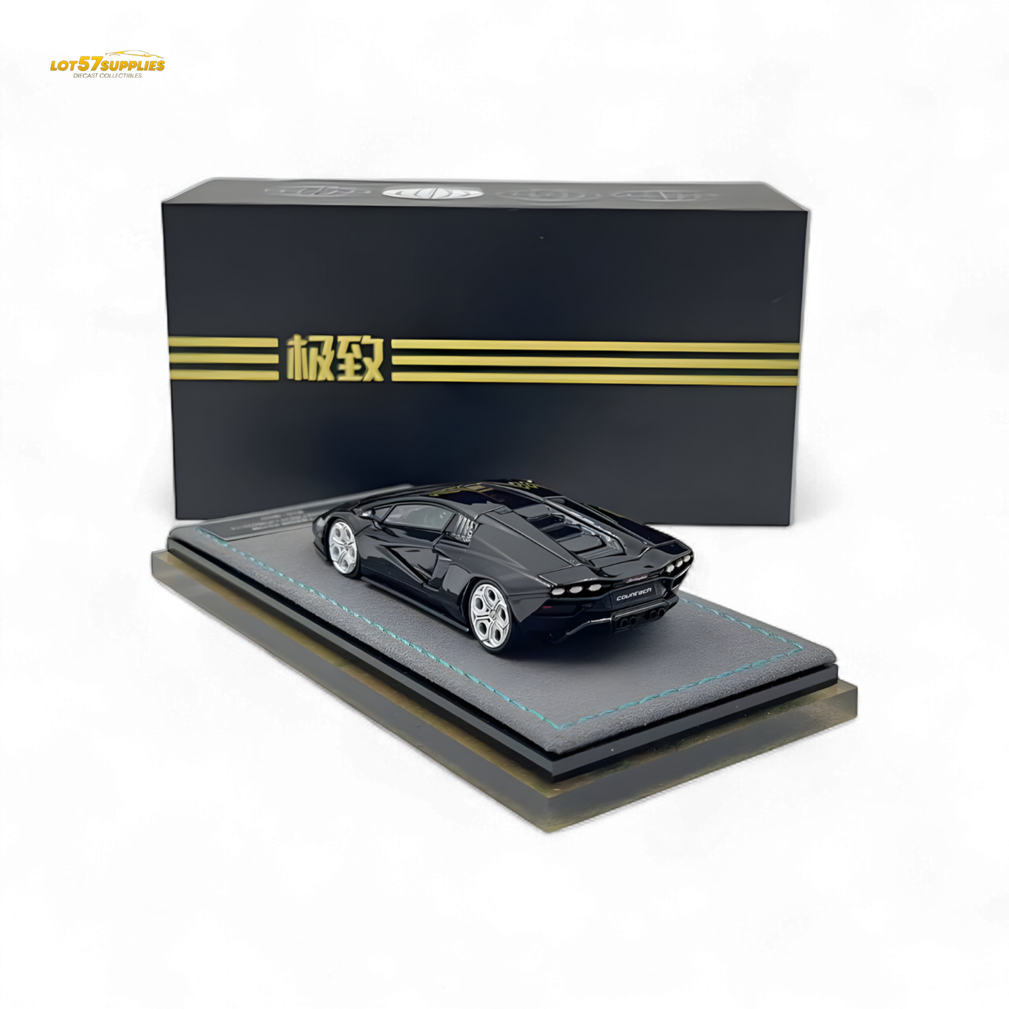 Extreme Club 1:64 Countach LPI800-4 - Black - Resin 1:64