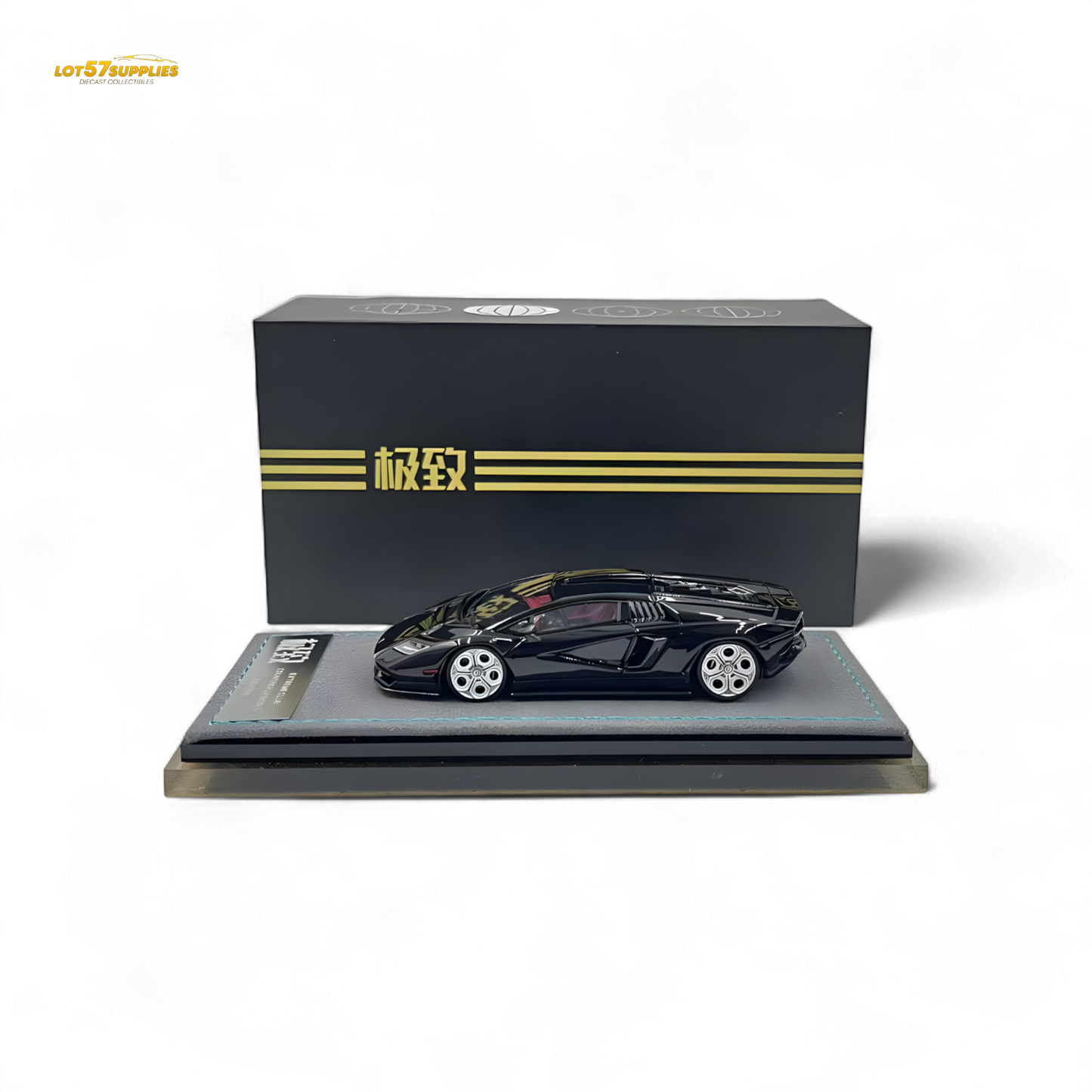 Extreme Club 1:64 Countach LPI800-4 - Black - Resin 1:64