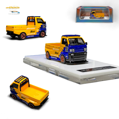 YM Model Suzuki Carry Hoonigan Spoon Sports D12 Widebody Pickup Truck 1:64