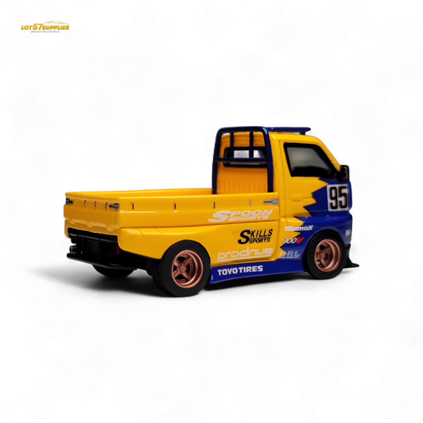 YM Model Suzuki Carry Hoonigan Spoon Sports D12 Widebody Pickup Truck 1:64