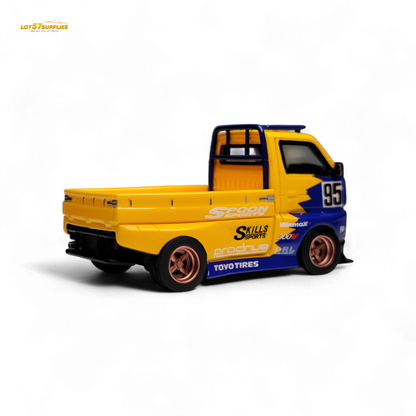 YM Model Suzuki Carry Hoonigan Spoon Sports D12 Widebody Pickup Truck 1:64