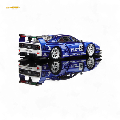 Demon King Auto F40 LB-Works Wide-Body Gull Wing Gate Modified - PILOT Livery 1:64