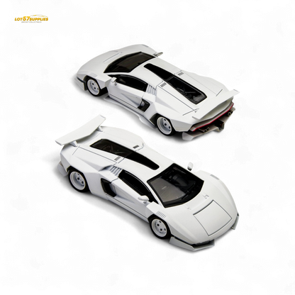 TimeMicro × PSC DESIGN 1/64 Countach V Ver. Mechanic PSC - White 1:64