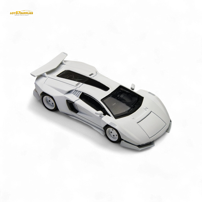 TimeMicro Countach V Ver. Mechanic White 1:64