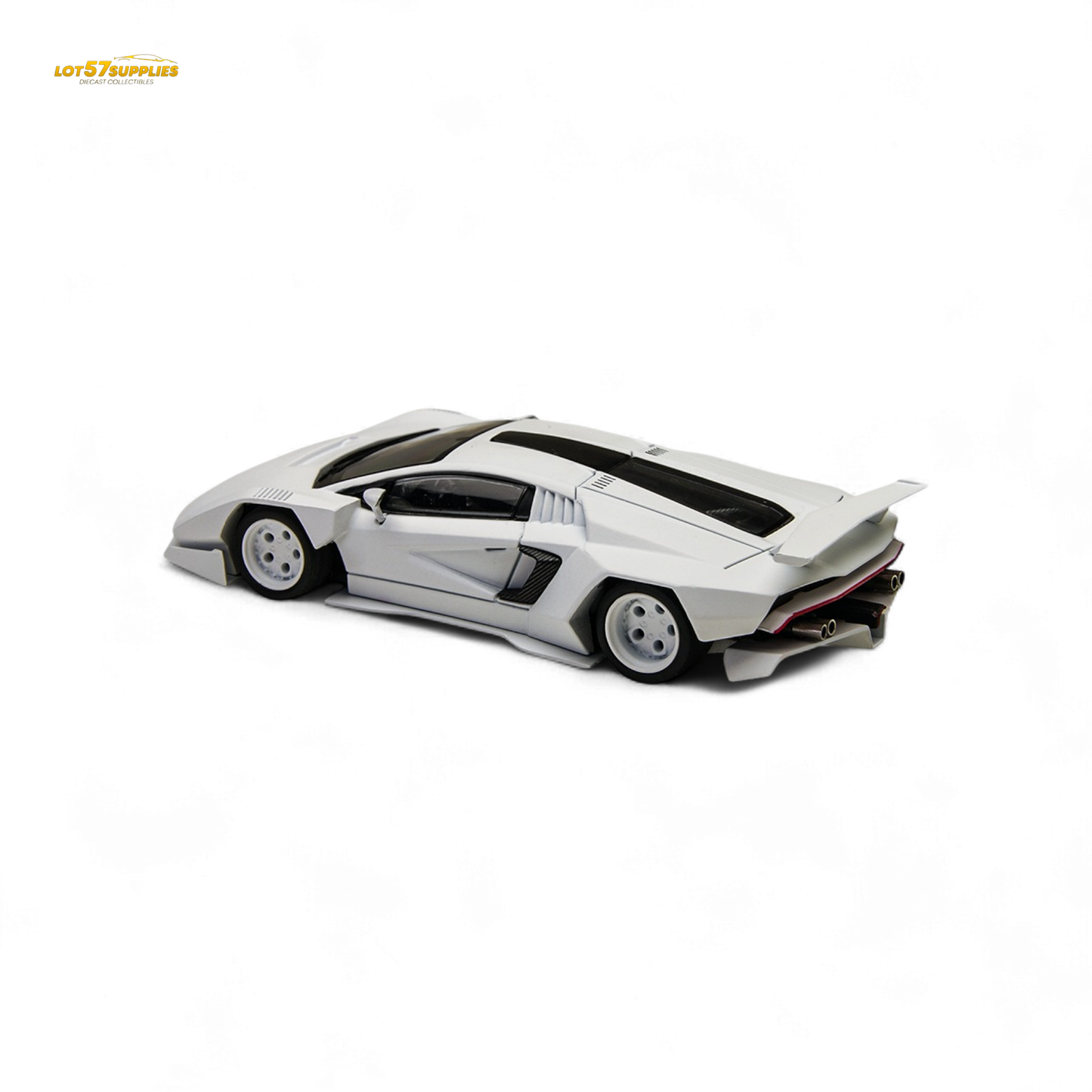 TimeMicro × PSC DESIGN 1/64 Countach V Ver. Mechanic PSC - White 1:64