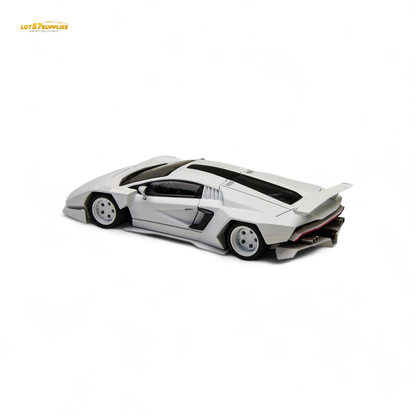TimeMicro Countach V Ver. Mechanic White 1:64