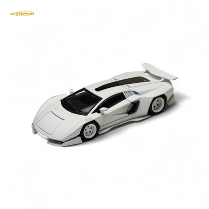 TimeMicro Countach V Ver. Mechanic White 1:64