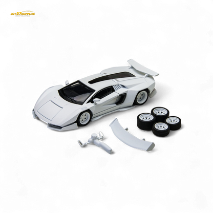 TimeMicro Countach V Ver. Mechanic White 1:64