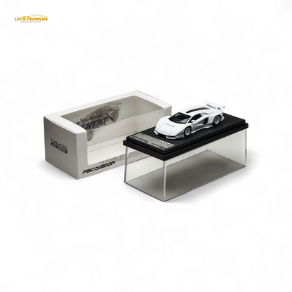 TimeMicro × PSC DESIGN 1/64 Countach V Ver. Mechanic PSC - White 1:64
