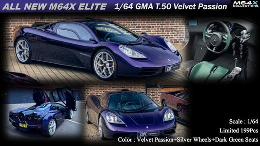 (Pre-Order) M64X GMA T.50 - Velvet Passion Resin Model - 1:64