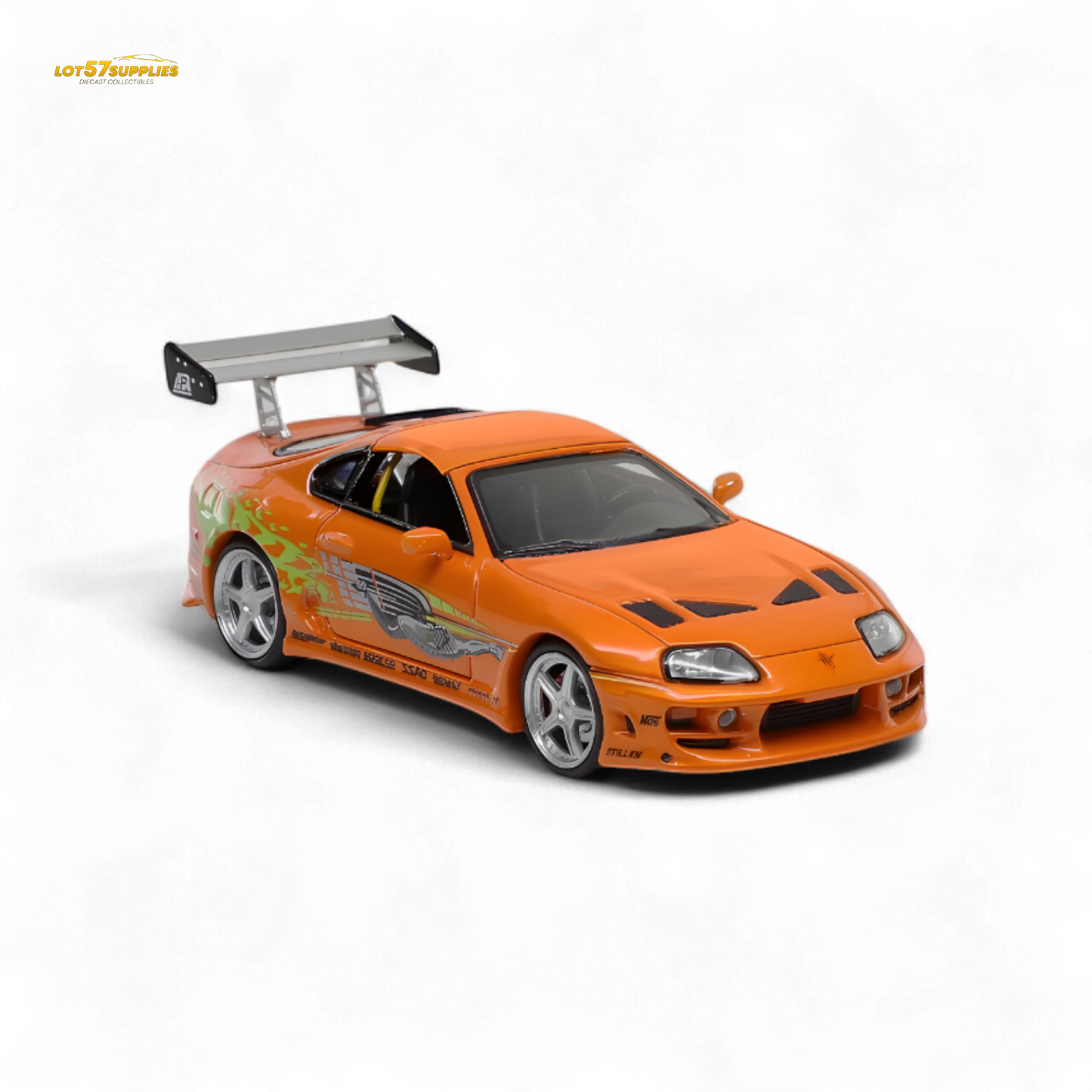 Fast Speed Supra Targa 4th Generation Bomex Version - FNF Orange Ordinary 1:64