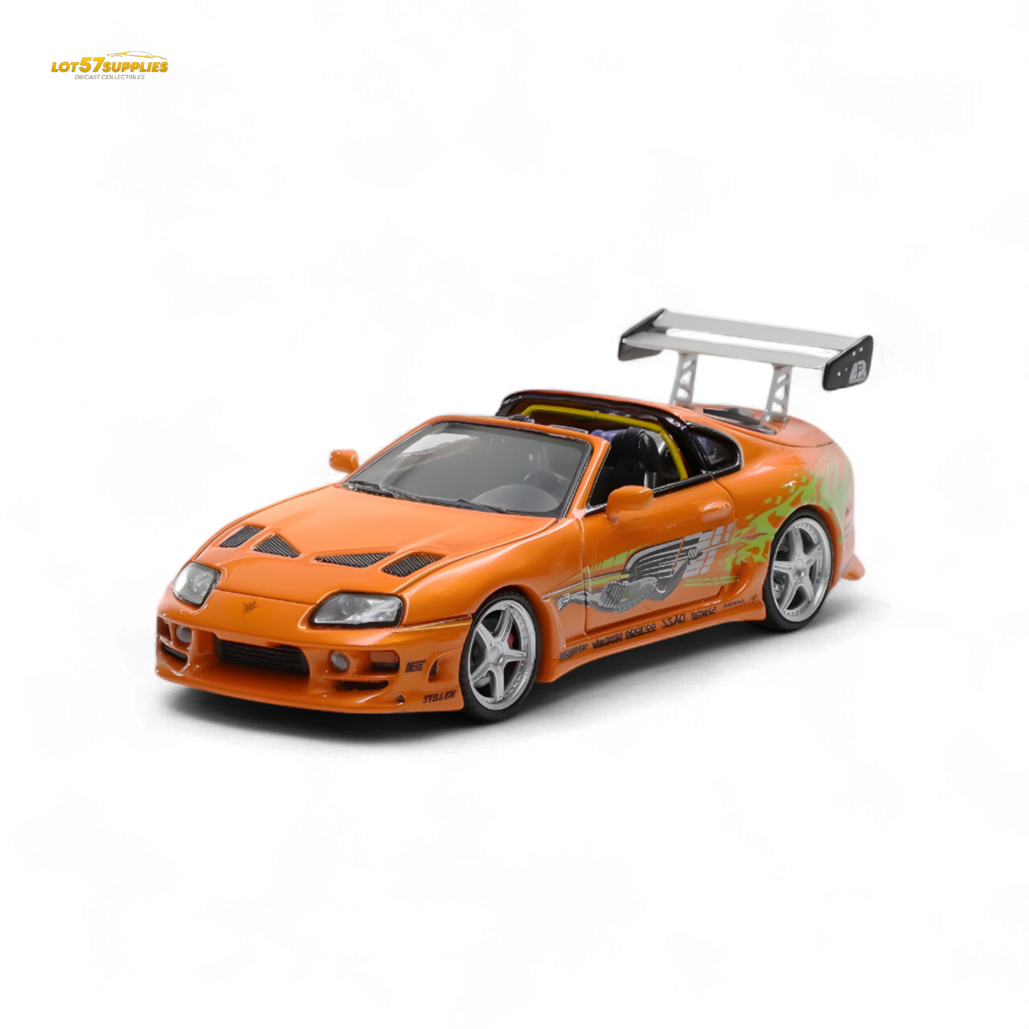 Fast Speed Supra Targa 4th Generation Bomex Version - FNF Orange Ordinary 1:64
