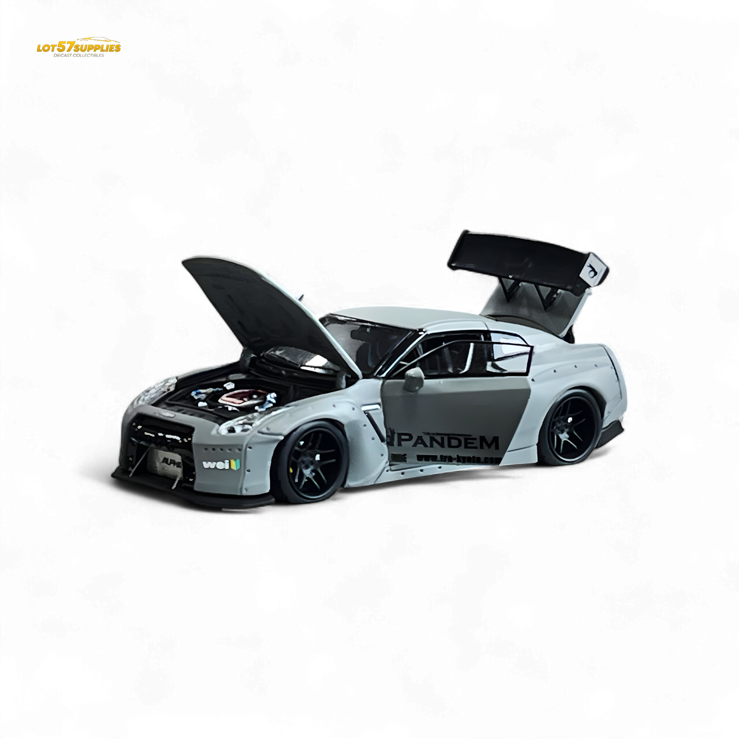 PGM Rocket Bunny R35 Combat Grey - Luxury Version 1:64