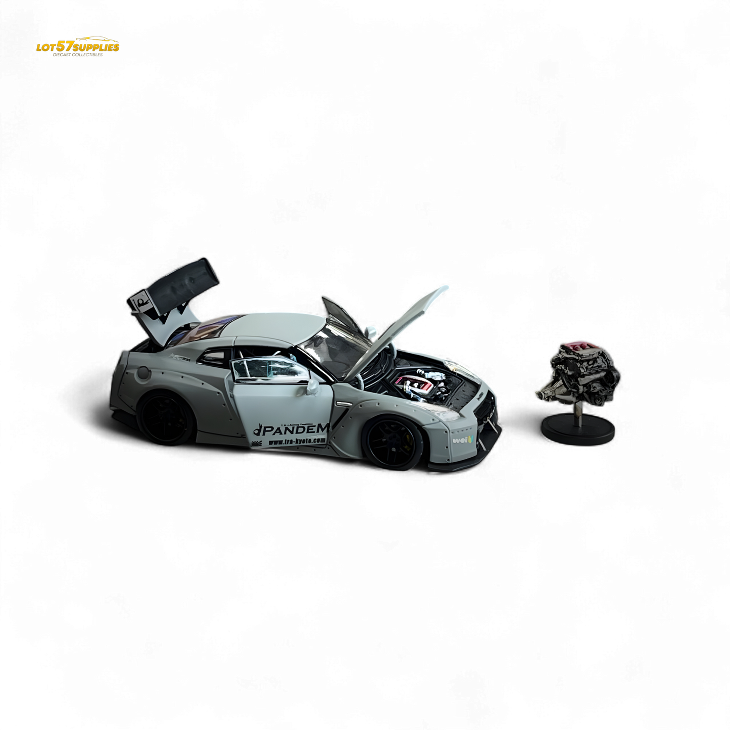 PGM Rocket Bunny R35 Combat Grey - Luxury Version 1:64