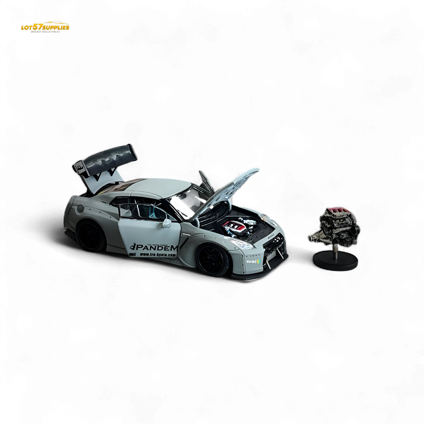 PGM Rocket Bunny R35 Combat Grey - Luxury Version 1:64