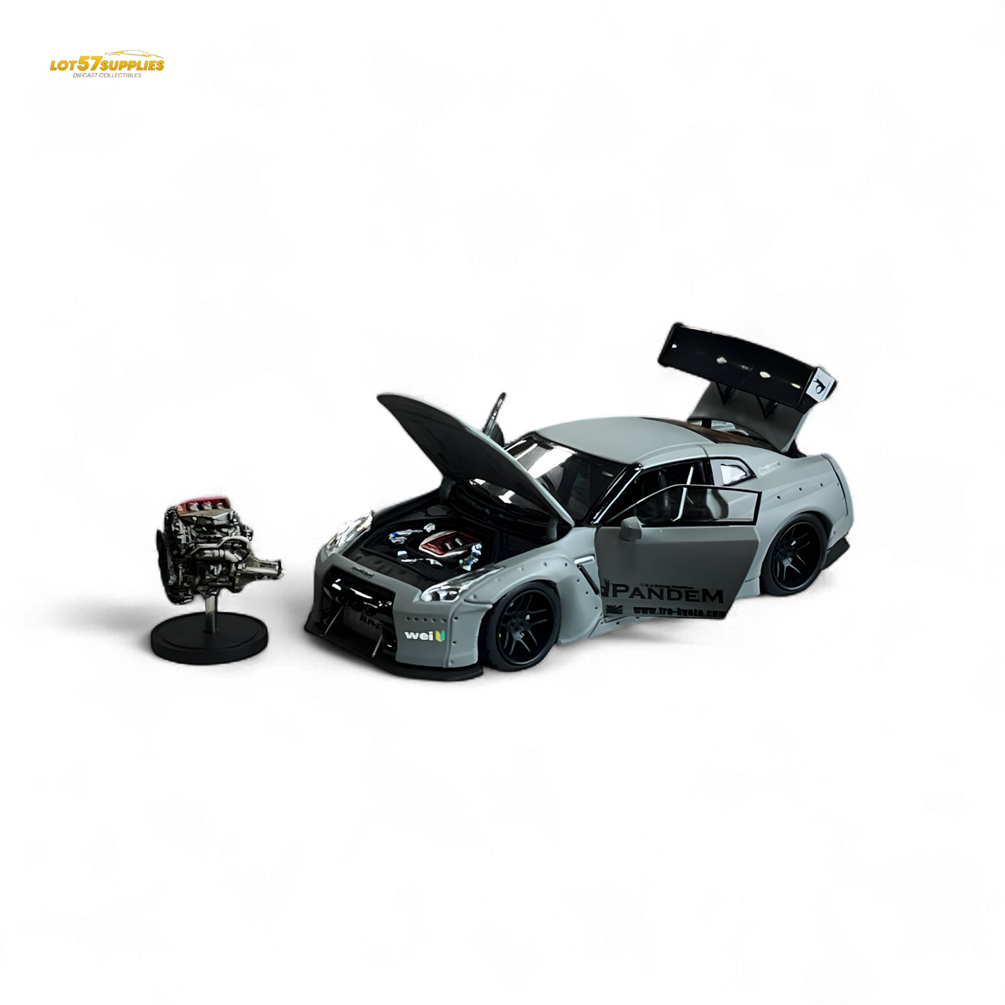 PGM Rocket Bunny R35 Combat Grey - Luxury Version 1:64