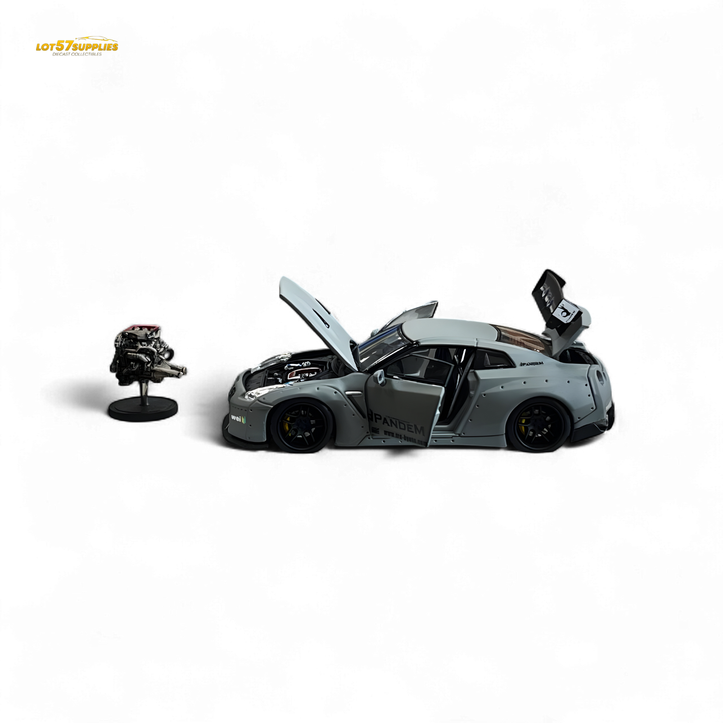 PGM Rocket Bunny R35 Combat Grey - Luxury Version 1:64