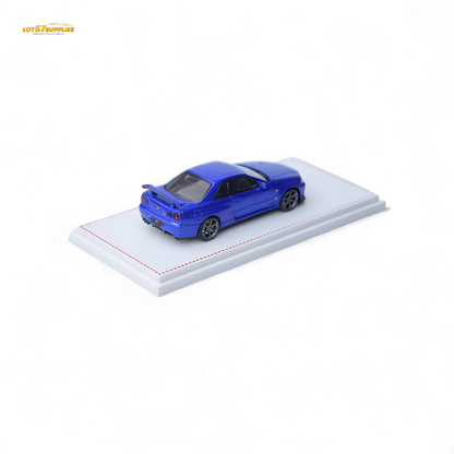 Focal Horizon Skyline GT-R R34 V-SPEC-II - Bayside Blue 1:64