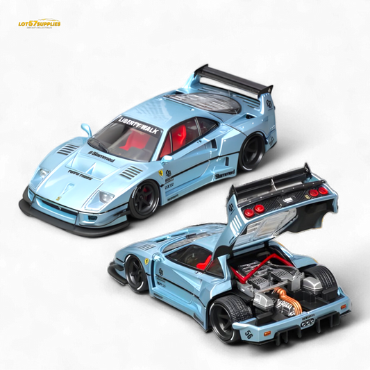 (Pre-Order) Star Model F40 LB-Works WideBody - Ice Blue Ordinary 1:64