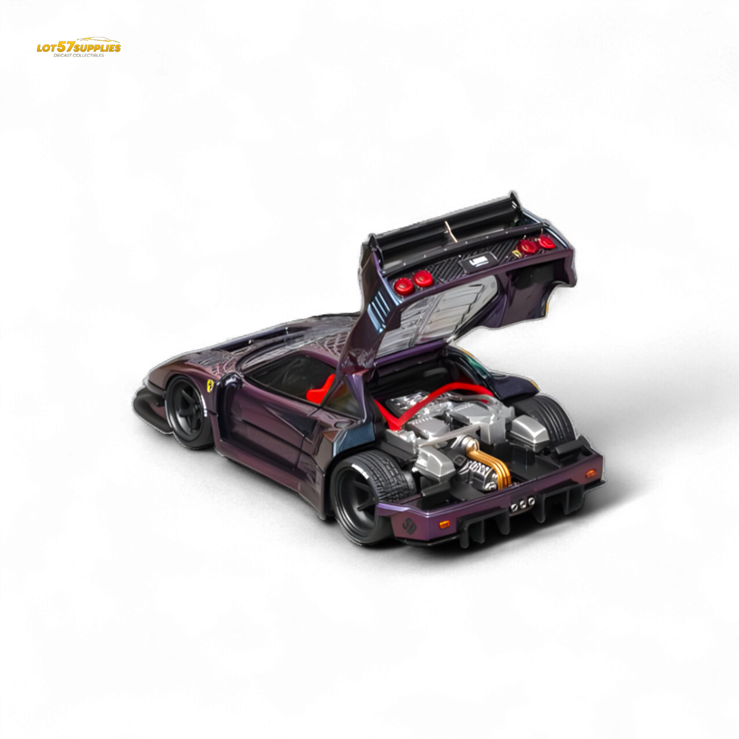 (Pre-Order) Star Model F40 LB-Works Wide-Body - Magic Purple Ordinary 1:64