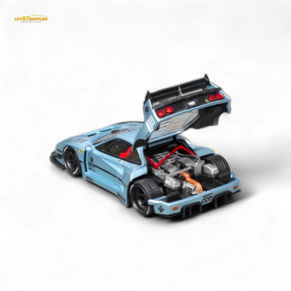 (Pre-Order) Star Model F40 LB-Works WideBody - Ice Blue Ordinary 1:64