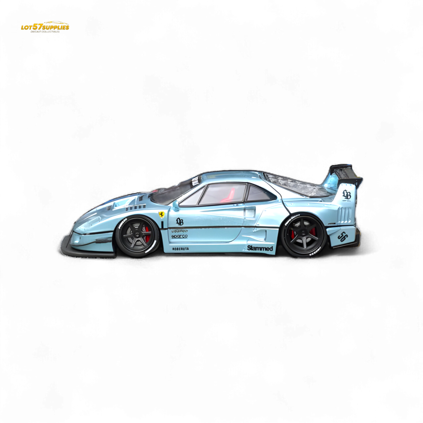 (Pre-Order) Star Model F40 LB-Works WideBody - Ice Blue Ordinary 1:64